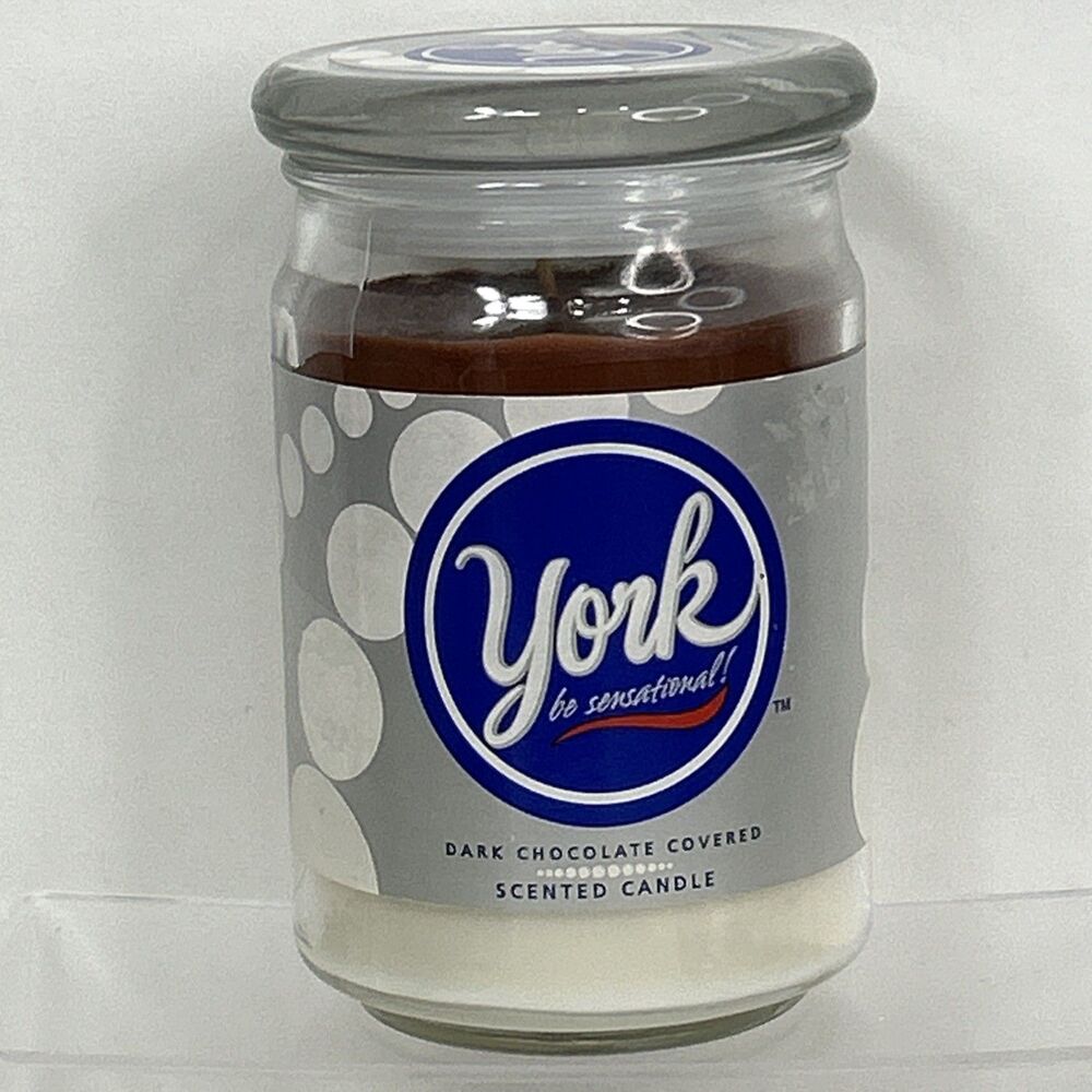 York Peppermint Pattie Scented Candle Dark Chocolate Covered Mint 17oz 1 Wick